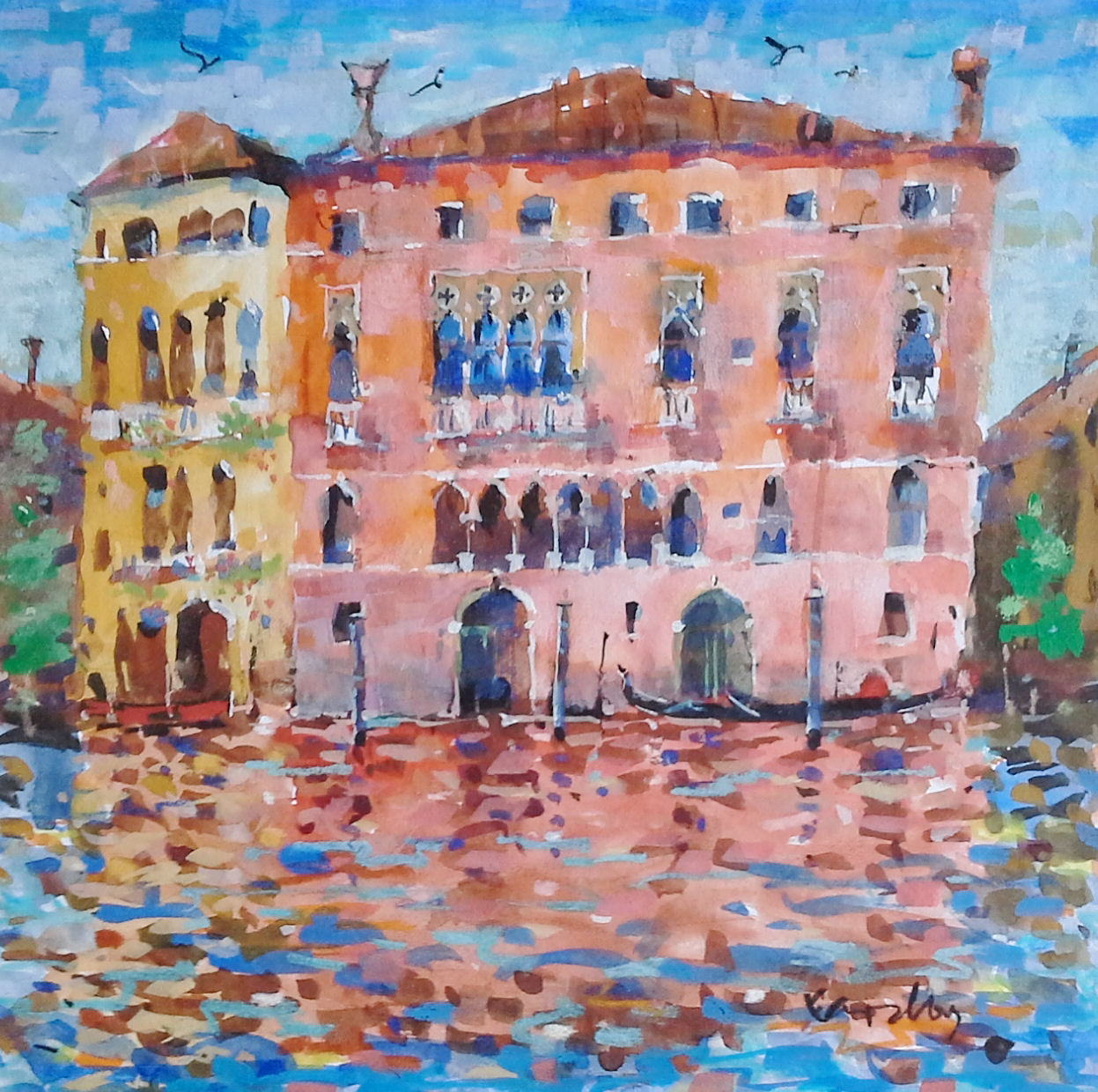 'Palazzo Sagredo' by artist Ron Eardley